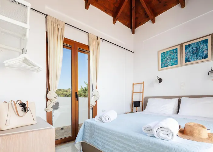 Aliki ,aegean Sea Breeze 750m From The Beach! Вилла *